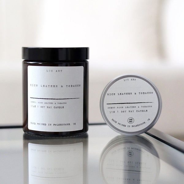 Rich Leather Candle main image 1