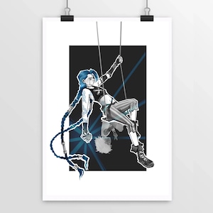 Jinx and Isha Wasteland - Tirage Art carte & Poster