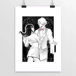 Death Parade - Tirage Art Carte & Poster