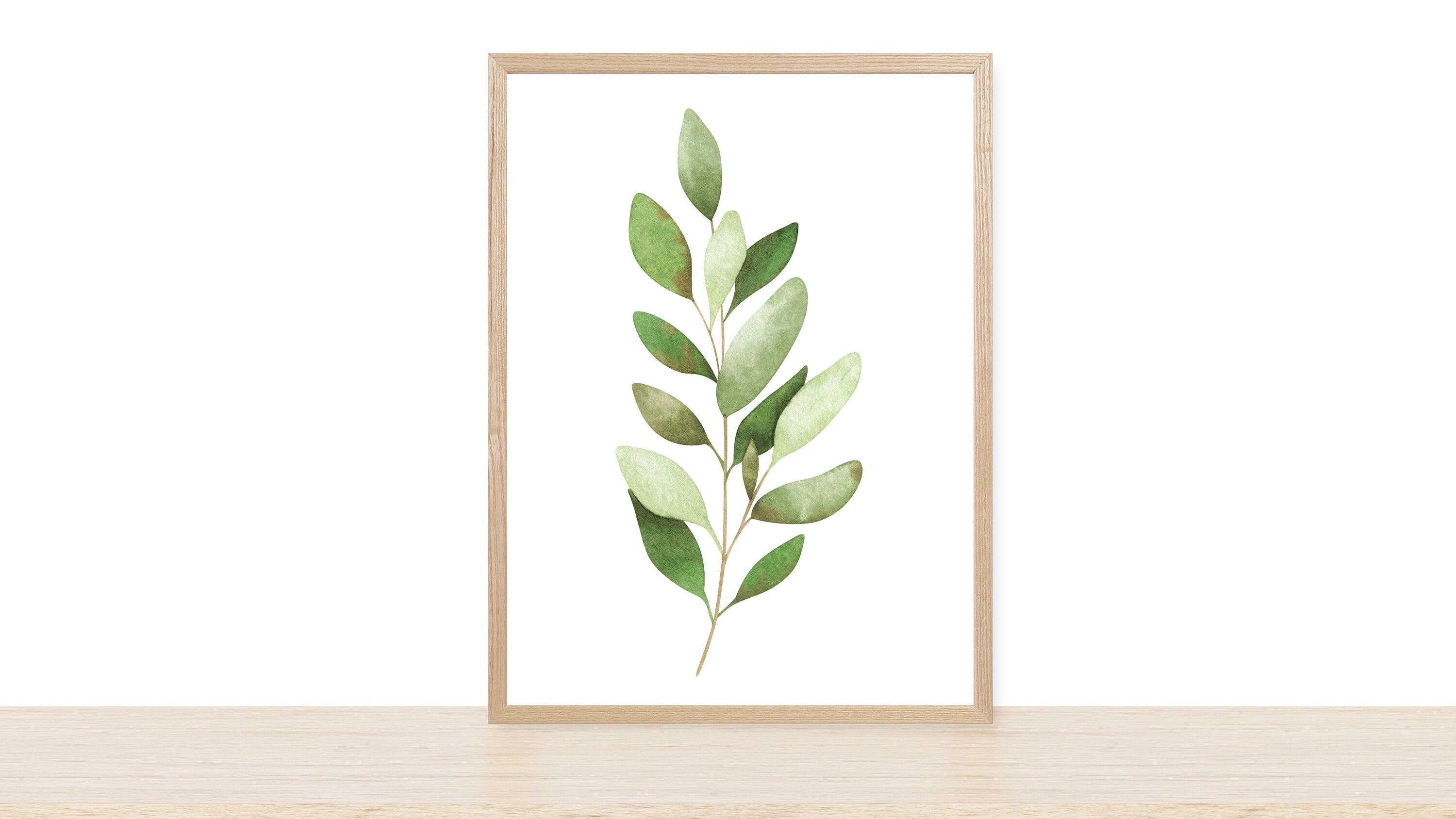 Greenery Wall Art Digital Download Printable Wall Art Home | Etsy