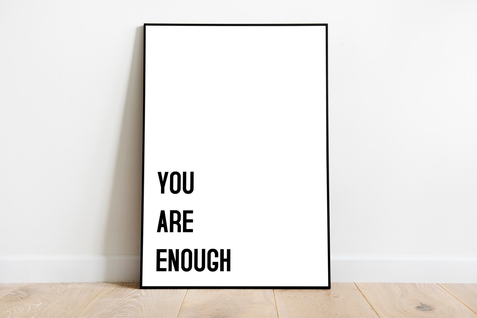 You Are Enough Printable Wall Art Digital Download Home Etsy