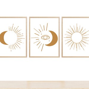 Celestial Printable Art Prints Digital Download Printable | Etsy