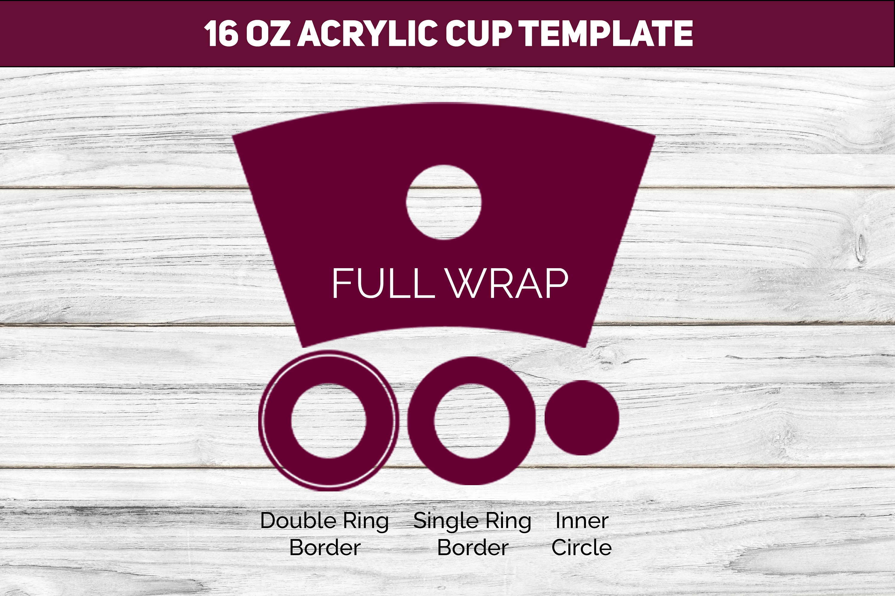 16oz 24oz Coffee Cup Template Svg Bundle 16oz Cup Template Coffee Cold