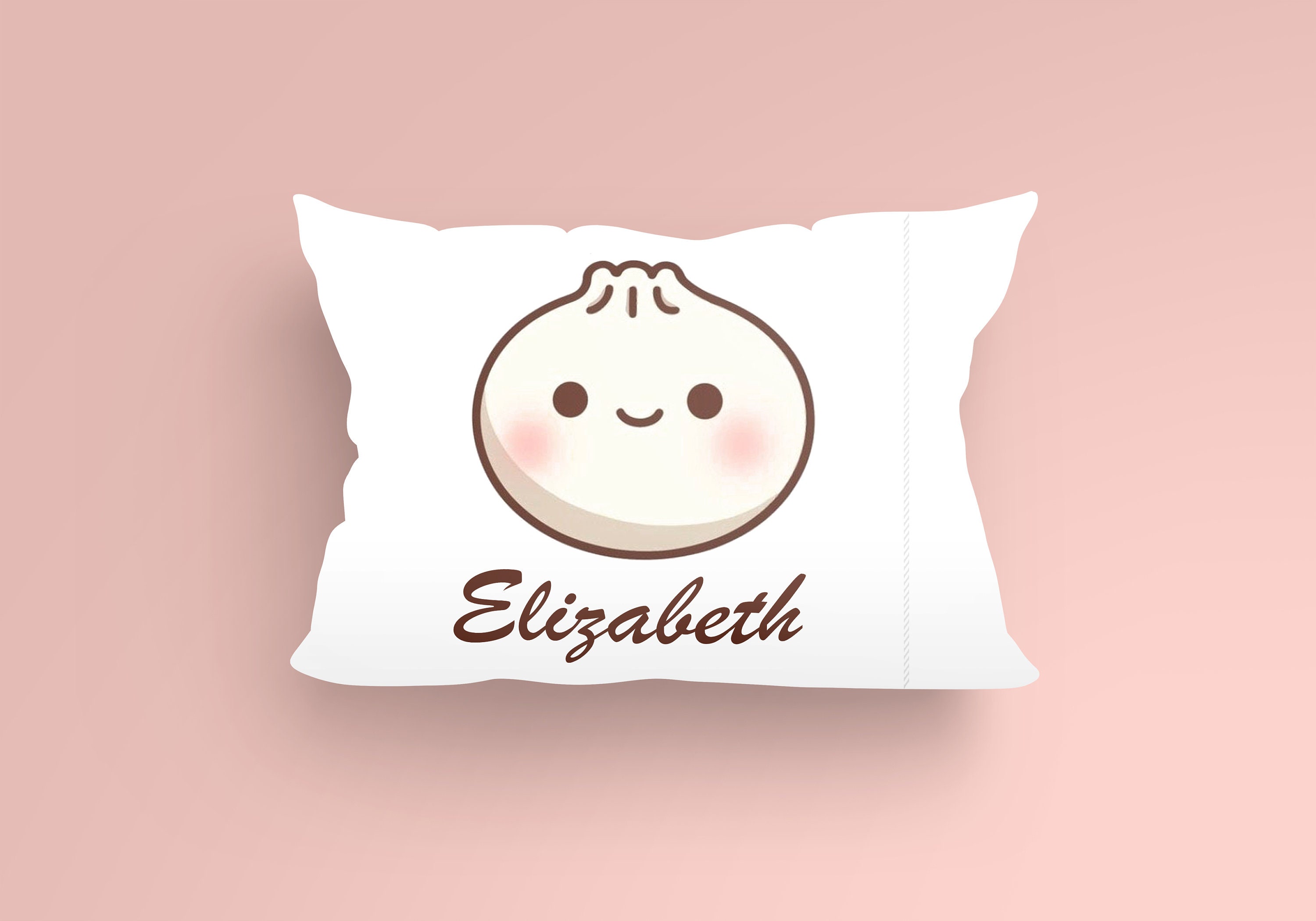 Cute Personalized Kkawaii Dumplings Childrens Pillow Case Pillowcase 6