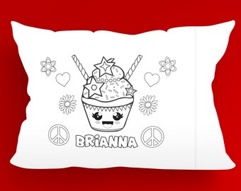 Personalized Children's Kids Coloring Pillowcase