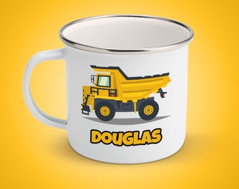 Tazza Personalizzata Con Scritta Per Appassionati Di Escavatori – Camion, Trattori, JCB, CAT – Regalo Unico Per Autisti E Operai - 2