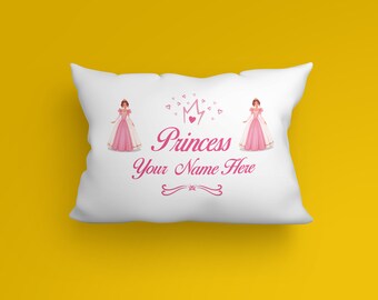 Christmas Gift Personalised Belle Toddler Princess Cushion Cover  Your Name