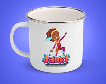 Personalized Kids Superhero Mug, Personalized Hero Cup, Superhero Drinkware For Children
