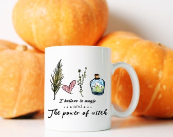 Power of witch mug, Halloween coffee mug, Witch gift for halloween