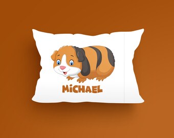 Childrens Personalized Cute Cartoon Guinea Pig Pillow Case