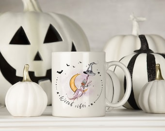 Witch vibes mug, Halloween mug for witches, Coffee mug