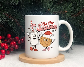 È la stagione tazza da caffè di Natale, tazza da caffè natalizia, tazza di allegria natalizia, regalo per il collega