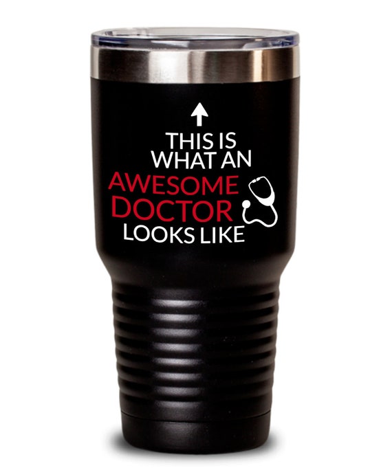 Awesome Doctor Tumbler 20 & 30oz Birthday Thank You Etsy