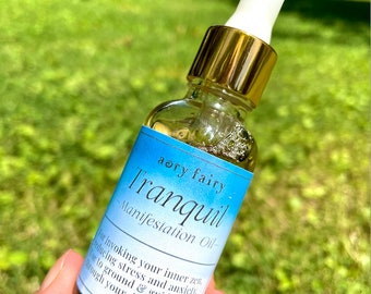 Tranquility Oil/ Anti-anxiety Intention Oil/ Stress Nerve Relief / Calming Intention Oil