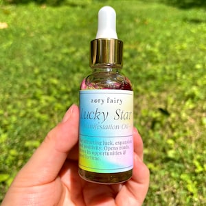 Luck Intention Oil/ Manifestation Oil/ Law of Attraction/ Open Roads, New Opportunities, Abundance, Good Fortune, Growth, Expansion