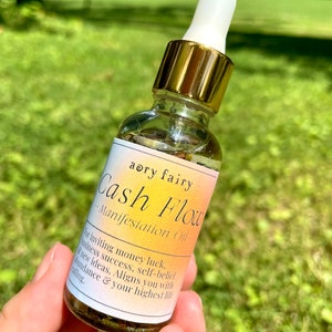 Cash Flow Oil/ Career Business Success Intention Oil / Manifestation Attraction / Law of Attraction / Positive Energy / Good Luck Spell