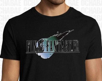 Final Fantasy VII (7) video game logo Men's Tshirt