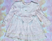 Kids vintage Jessica McClintock lace dress