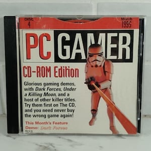 PC GAMER magazine Disc 4 March 1995 CD-Rom Edition