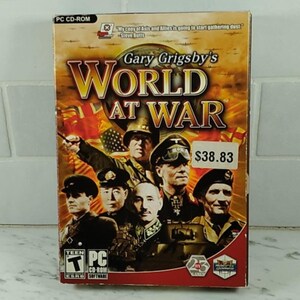 Gary Grigsby's World at War, juego para PC en caja en CD-ROM, manual y folleto