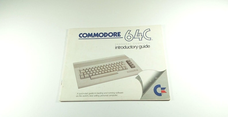 Commodore 64C Personal Computer Introductory Guide - Etsy UK