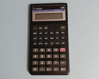 Canon scientific calculator model F-502