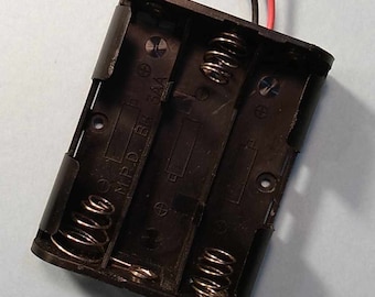 Portapilas AA con cables