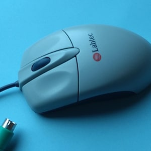 PS2 Computer mouse, refurbished Labtec optical mouse - model M-SBC75