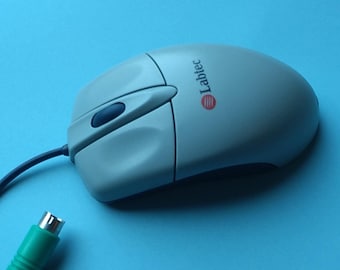 PS2 Computermaus, gebrauchte optische Labtec-Maus - Modell M-SBK75
