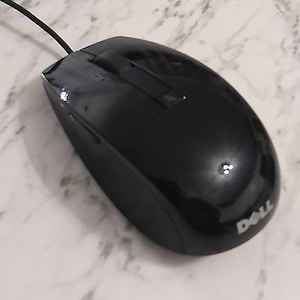 Computer mouse, refurbished dell USB optical mouse model M-UAV-DEL8