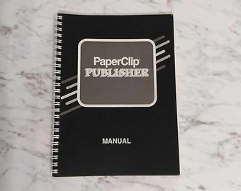 Manual para Paperclip Publisher, aplicación de autoedición para el commodore 64