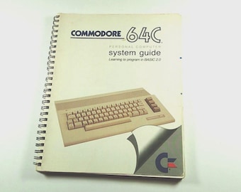 Commodore 64c persondatorsystemguide lära sig programmera grundläggande 2.0