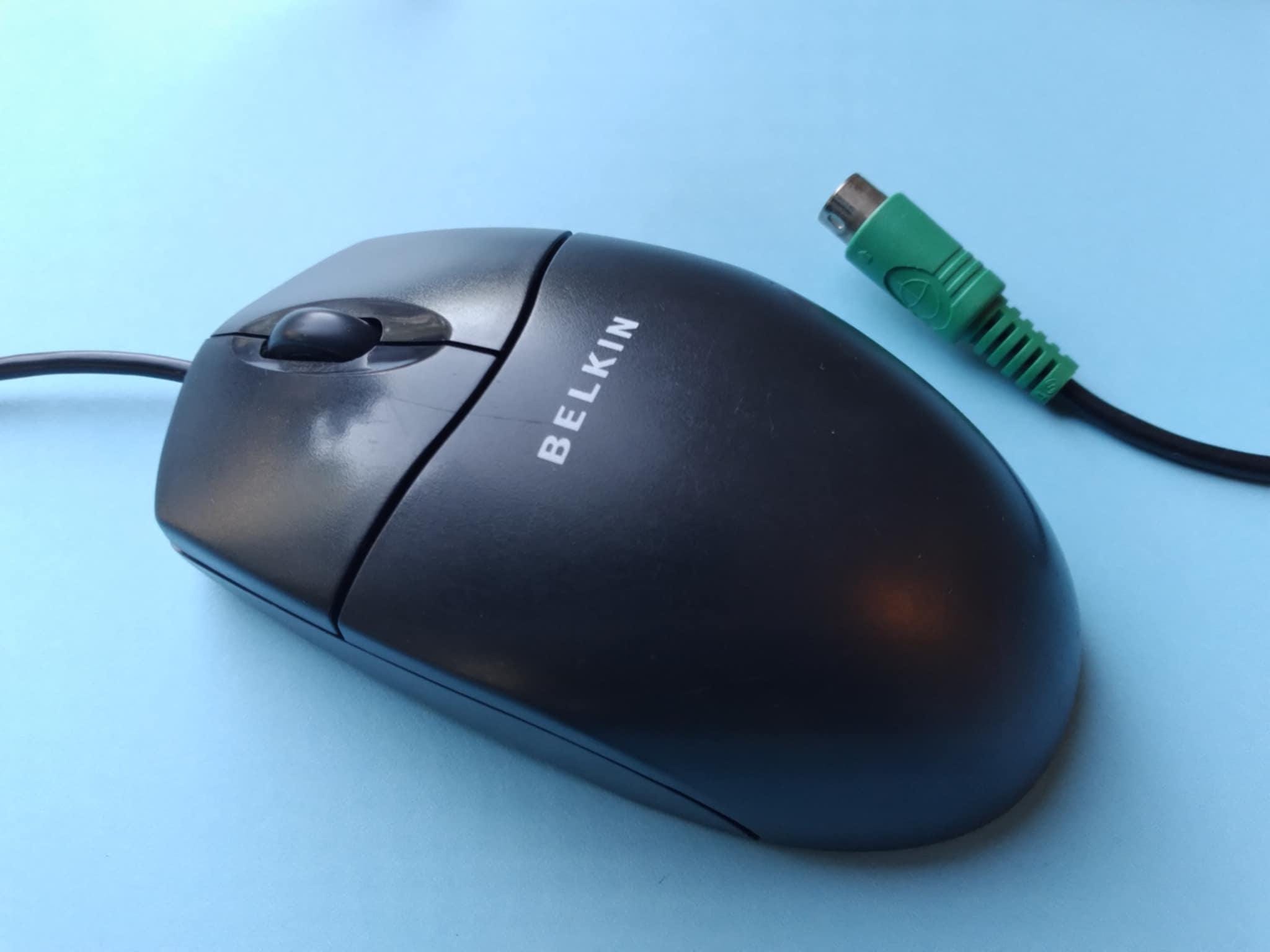 Souris Vintage Witty Mouse 3 Boutons - Connectique Parallèle Midasonic TH406