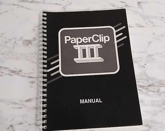 Manual for PaperClip III - word processor for the commodore 64 and the commodore 128 computers