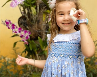 smocked dress girl