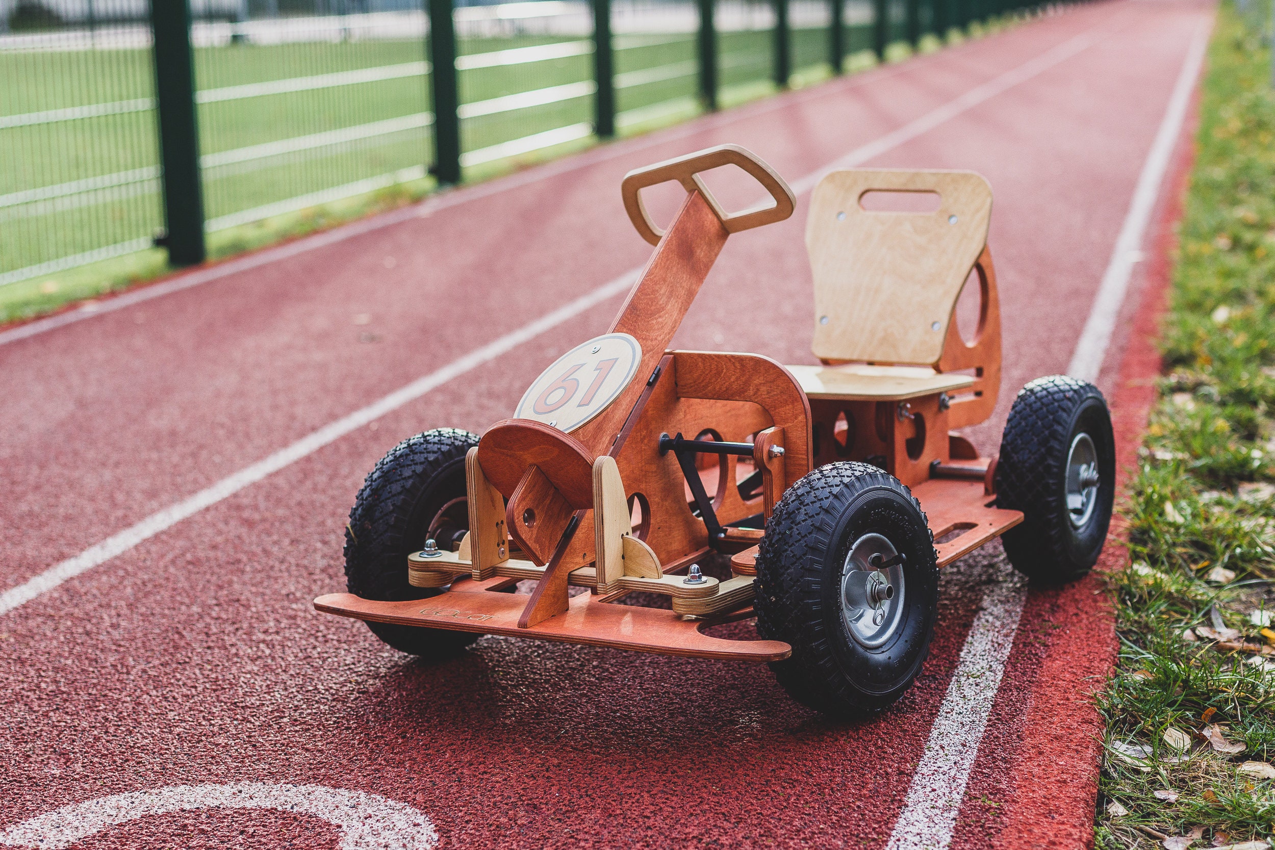 Wooden sales pedal car