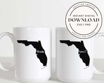 Florida State Silhouette SVG | Cricut & Silhouette Cut File (Digital Download)
