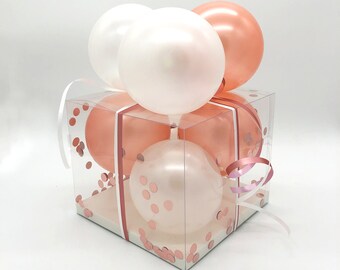 Boîte à ballons personnalisée Petite boîte cadeau Emballage cadeau Ballons Différentes tailles