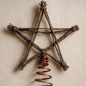 Stick Tree Star Topper for Mini Christmas Trees