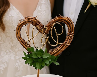 Rustic Forest Cake Topper for Wedding Fairy Woodland Theme Large Size