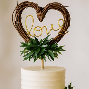 Rustikaler Stil Dekor Wald Thema Dekorative Kuchen Topper in Ihrem Text