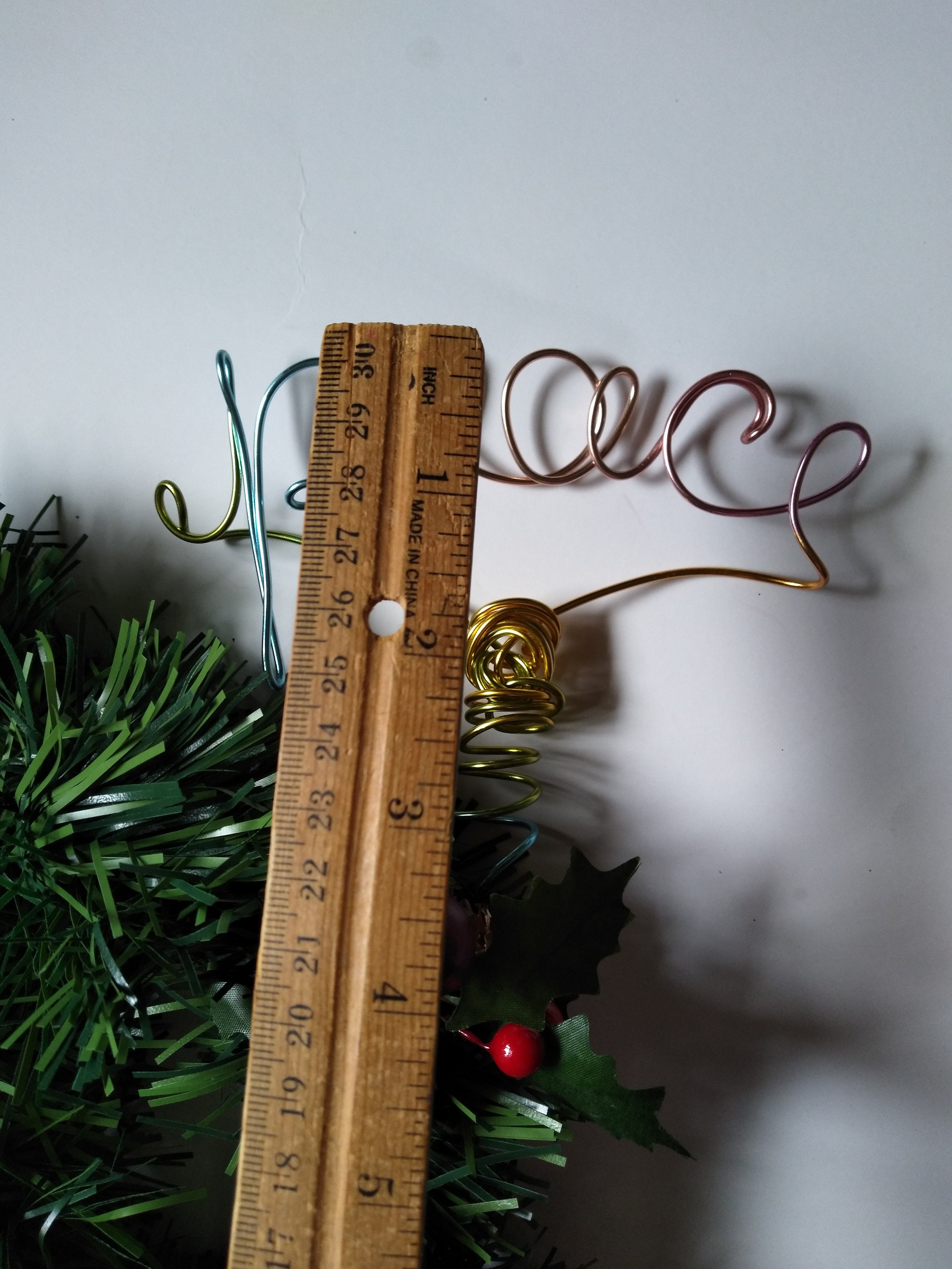 Tree Topper Signage Peace Sign Tree Topper - Etsy
