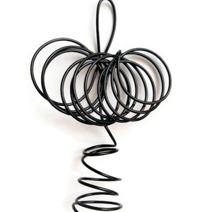 Rustic Wire Pumpkin Tree Topper – Fall Tree Decoration for Autumn, Thanksgiving & Halloween