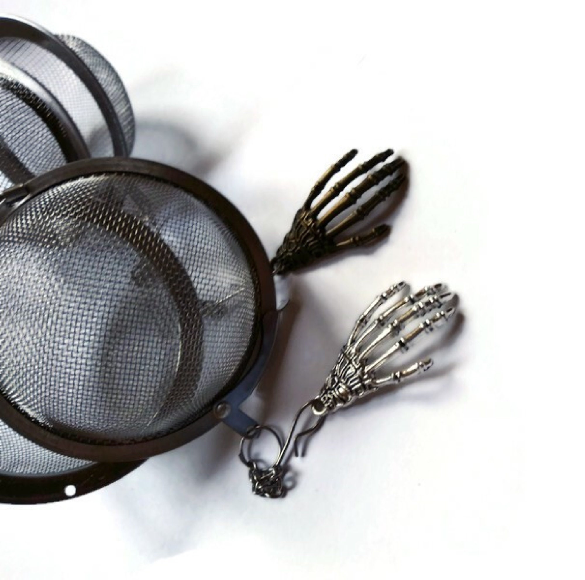 Skeleton Hand Tea Skeleton Hand Charm Tea Ball Infuser - Etsy