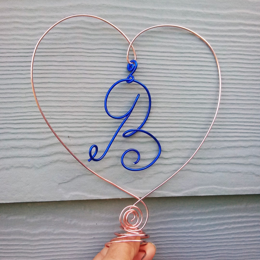 Personalized Tree Topper With Dangling Letter Inside - Etsy