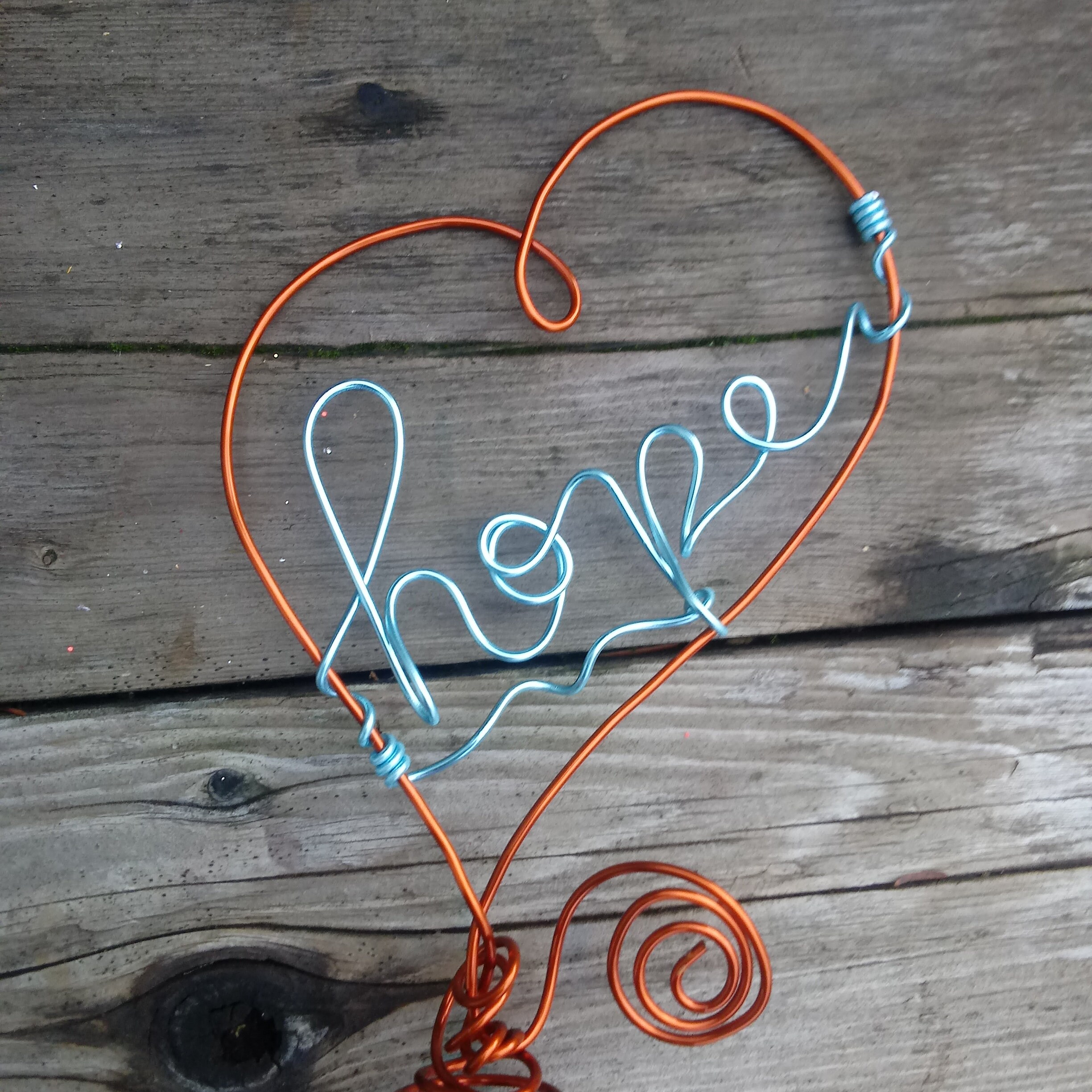 Hope Wire Christmas Tree Topper - Etsy