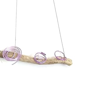 Cottagecore Home Decor Hanging Driftwood Air Plant Holder For 3 Tillansdias