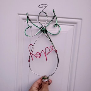Hope Angel Tree Topper Christmas Decor