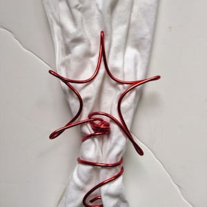 Star Napkin Rings In Red and Other Choices For Graduation, Christmas, 4th of July 6pcs image 6