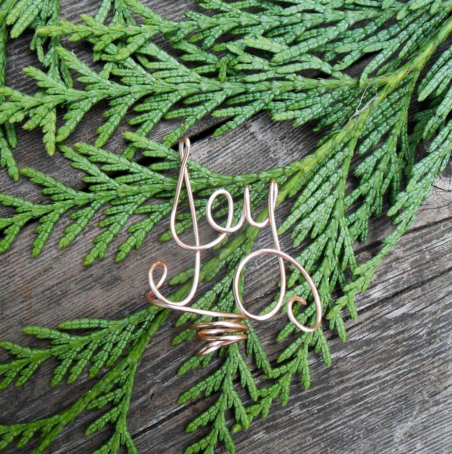 Extra Small Joy Christmas Tree Topper for Mini Holiday Trees - Etsy